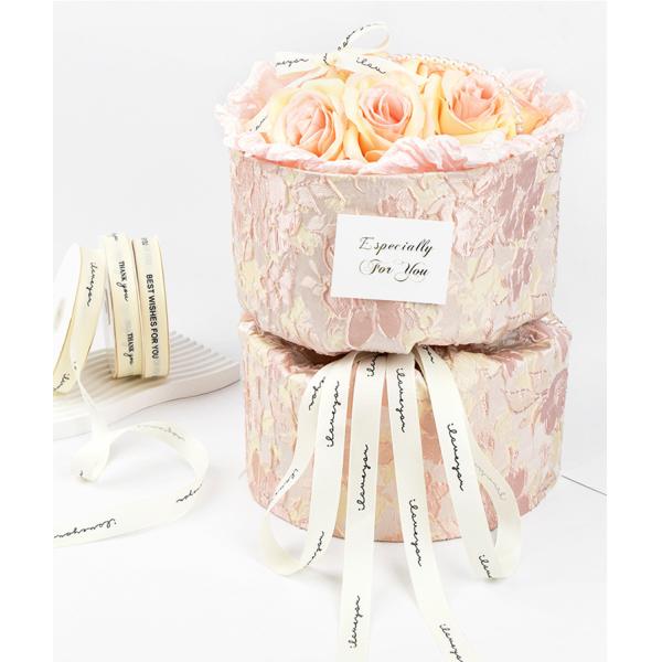 Белая ленточка с крупным зерном 20 мм Печатная хлопчатобумажная ленточка OEM Экологически чистые