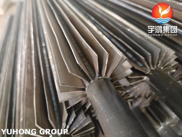 Tipo longitudinal de tubo con aletas ASTM A249 U-Bend para la industria petroquímica