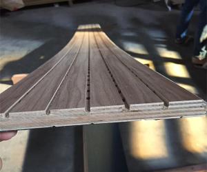 Folha do comprimento 6mm Pegboard da grão 1.2m da madeira para a prova sadia