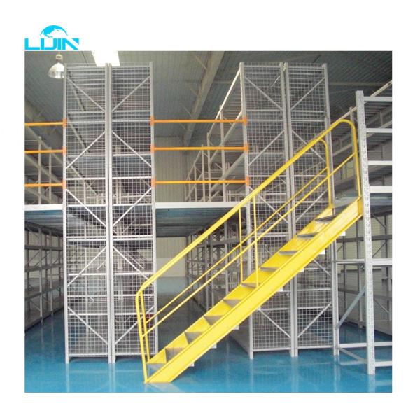 2000kgs Loading Industrial Mezzanine Floors Steel Platform Multi Tier Racking