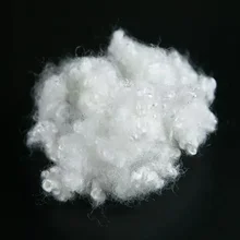 White 100% Polyester Staple Fiber Price Medium Crimp AA Grade