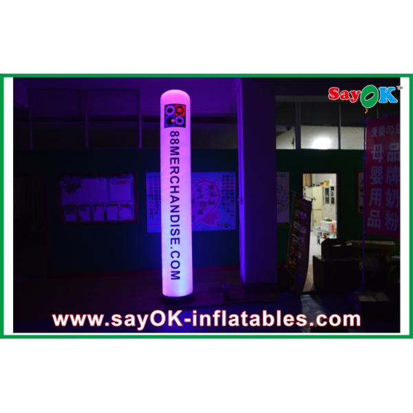 Колонки украшения освещения СИД рекламы штендер раздувной раздувной с печатанием логоса