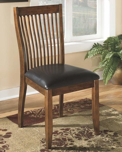 Dining Side Wooden Dining Room Chairs Comb Back Brown Base And Black Upolstered Seat