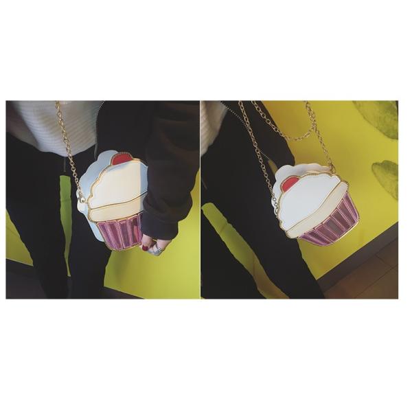 Japan and South Korea trend of 2016 new Ms. shoulder bag leisure wild food burger fries diagonal package female