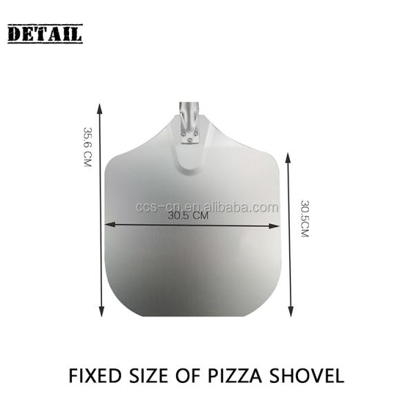 Pizza Tools Wooden Aluminum Pizza Peel Wood Handle Pizza Shovel Multi Size