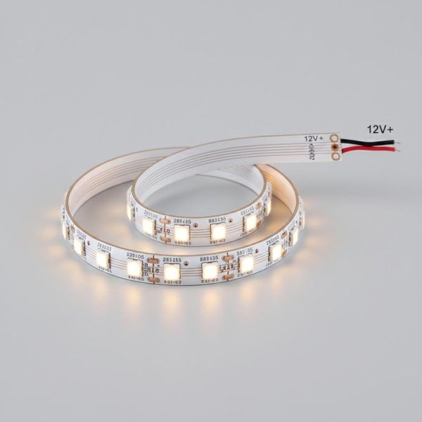2835 LED LIGHT 12V Flexible LED FPCB with Double-sided White Film for LED Strip Circuit Board