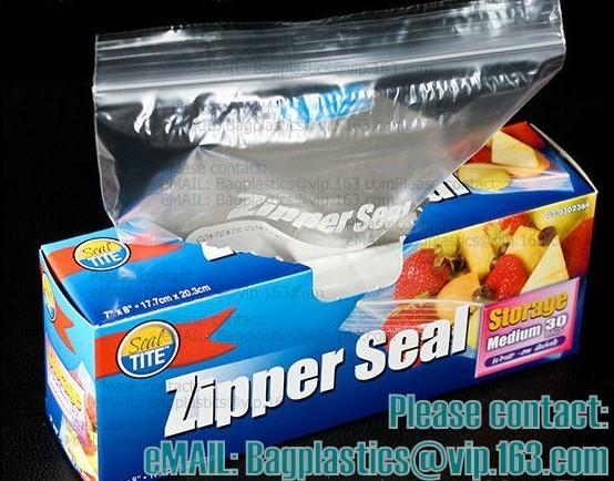 resealable, reclosable trasnparent freezer plastic k bag, Reclosable Grip Zip Smell