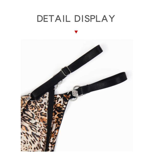 Correa fina del brillo de Slutty de la ropa interior de la tanga del leopardo de las muchachas de las bragas bajas para mujer atractivas de la cintura ajustable