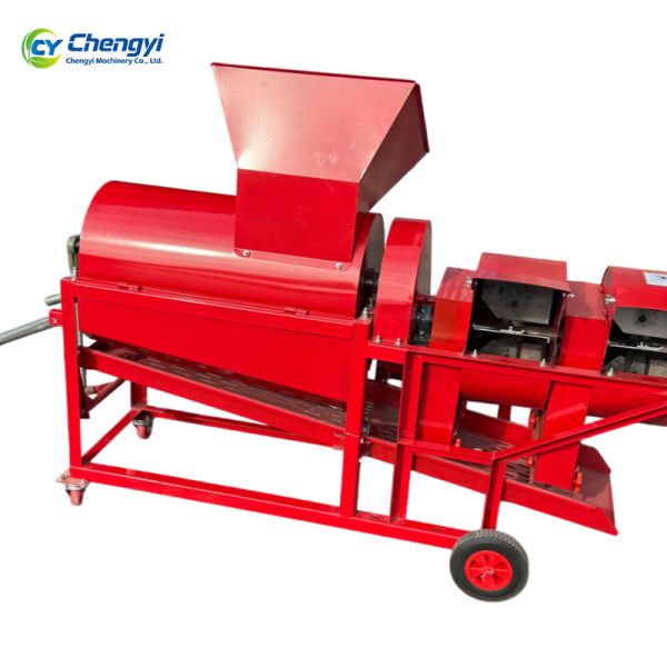Compact Chestnut Sheller Nut Peeling Separator Processing Equipment For Agriculture