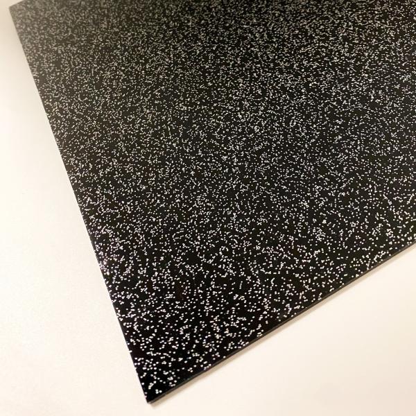 Lightweight Black Glitter Acrylic Sheet 8mm For Handbag Decoration