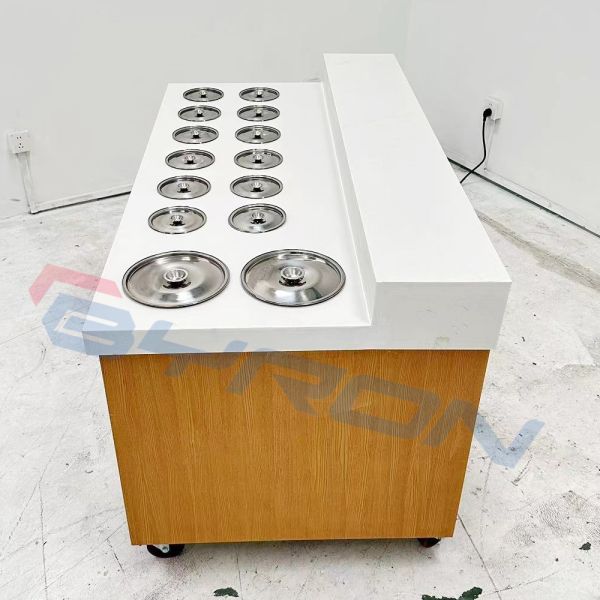 OEM Hotpot Refrigerator Commercial Countertop Refrigerator Display Mechanical Thermostat