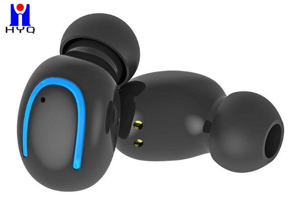 Rechargeable IPX4 Waterproof Earbud With Microphone 1500mAh USB Power Bank Dock Charging Case