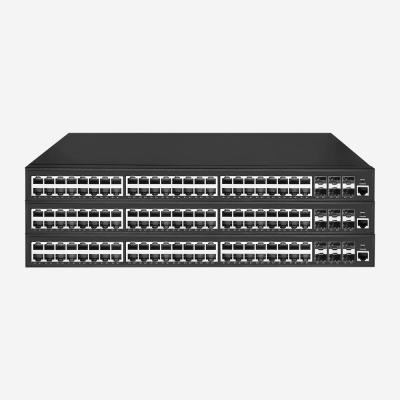 Portos do interruptor 48 10/100/1000Base-T RJ45 da camada 3 dos ERPS Ring Network 10gb 6 entalhes de 10G SFP+