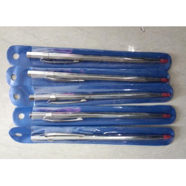 Nickel Plated Tungsten Carbide Tip Scriber , Portable Metal Scribe Pen