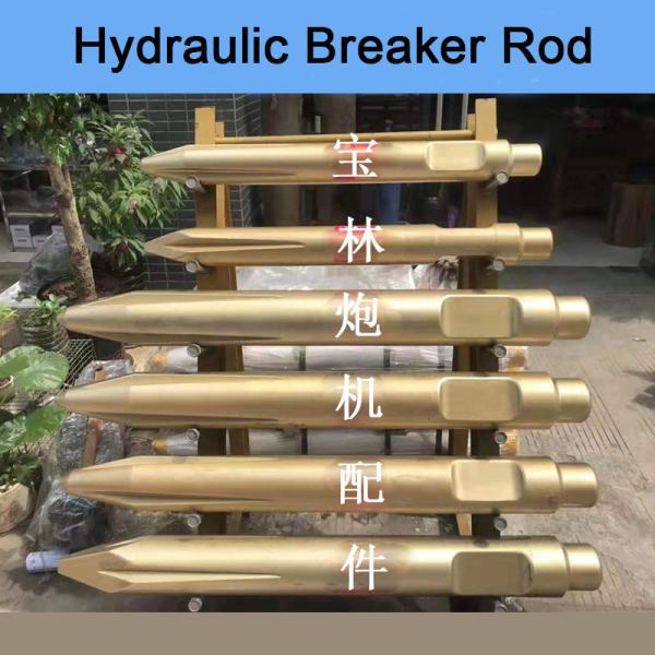 Construction Works Hydraulic Breaker Chisel for Rock Breaker Drill Rod 180kg Weight