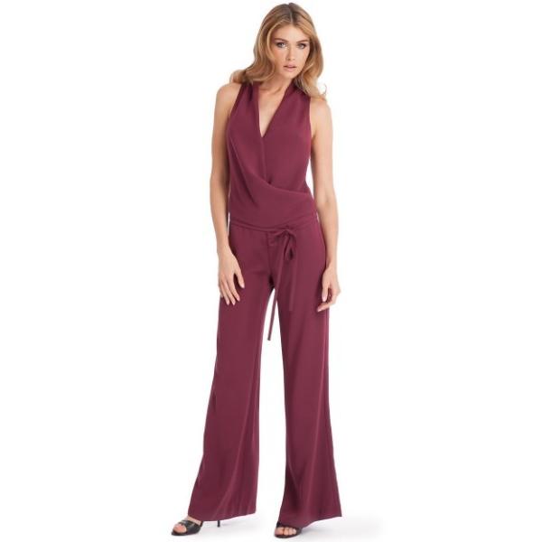 Women Jumpsuits And Rompers , Chiffon Sleeveless Trousers / Pants