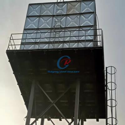 Corrosion Resistant Galvanized Steel Water Tank Customized Steel Structure Water Tower