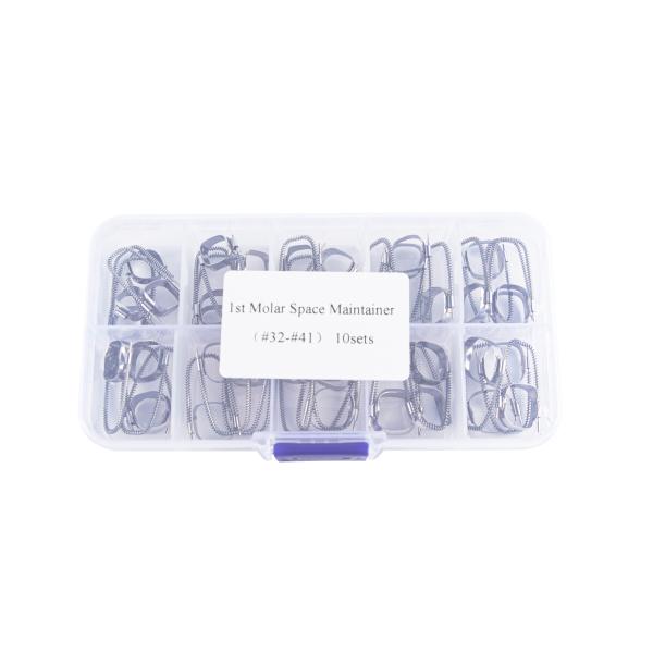 Produits dentaires en métal certifiés MFDS Vente limitée sur le dispositif d'espace molaire 1ère en plusieurs tailles pour la préservation de l'écart