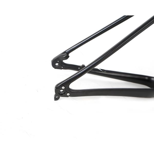 Рамка 148mm волокна MTB углерода EPS XC РОВНАЯ через цапфу вполне черную