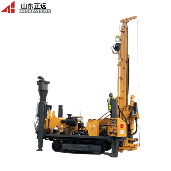 400m Drilling Depth and 10-35Mpa Air Pressure Crawler Water Well Drilling Rig for Smooth Drilling