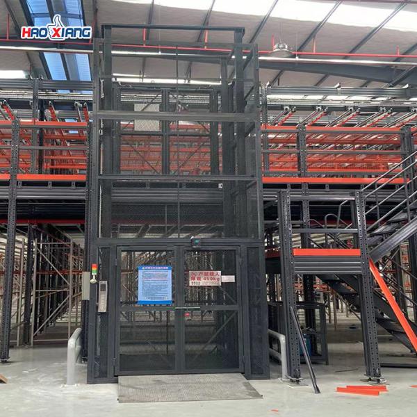 2T Industrial Cargo Lift Exterior Freight Elevator For Goods Lifting