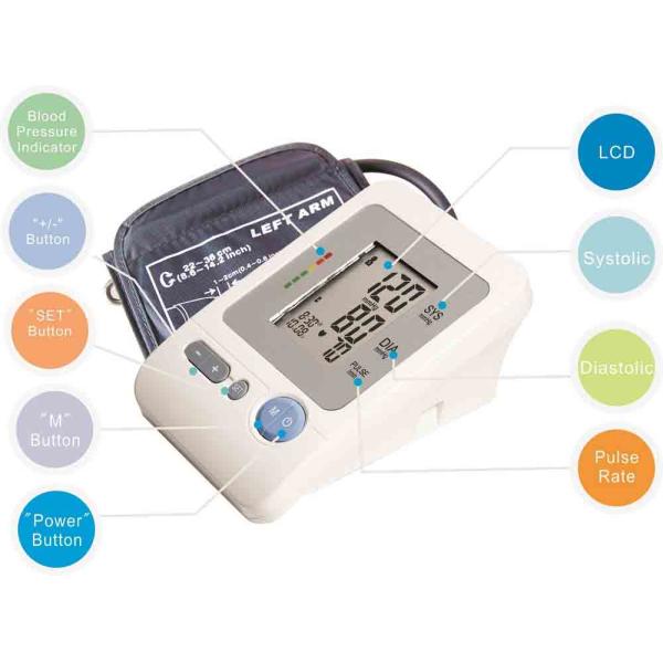 Medical Electronic Blood Pressure Armband Monitor Digital Arm Blood Pressure Monitor