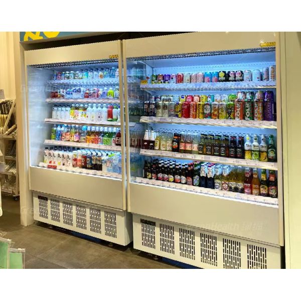 Supermarket/Store External Unit With Five Layer Shelf Design For Refrigerated Storage Of Goods Open Type Freezer