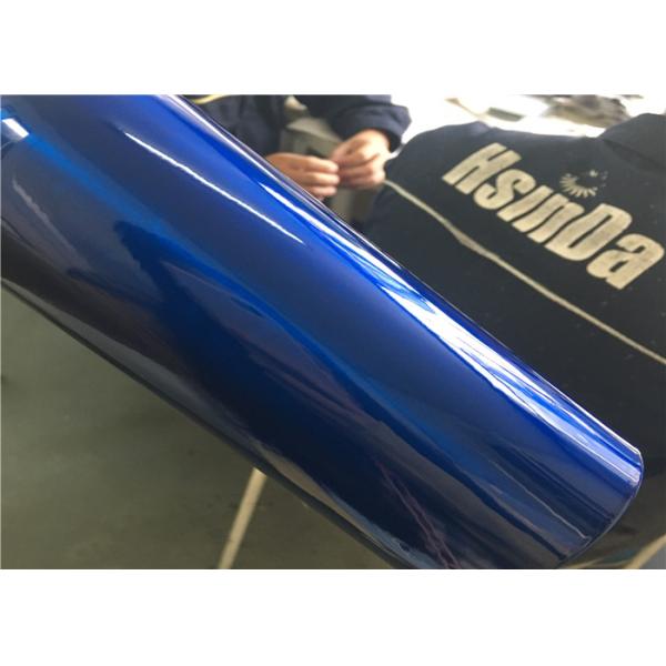 Clear Candy Blue Powder Coat Electrostatic Spray High Temperature Resistance