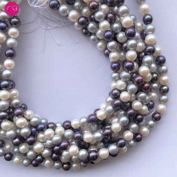 12mm 14mm Natural Yellow White Green Freshwater Pearl Jewelry Accessories Handmade Freshwater Pearl