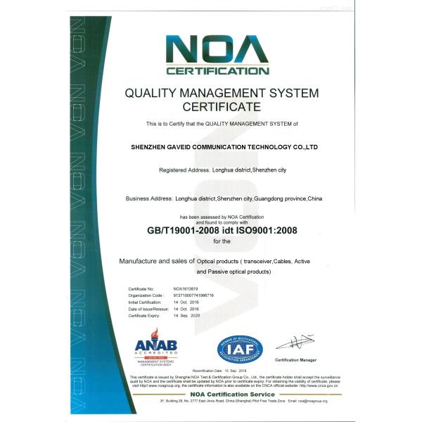 19' держатель шкафа 1u 1310nm 8 направляет CWDM Mux Demux