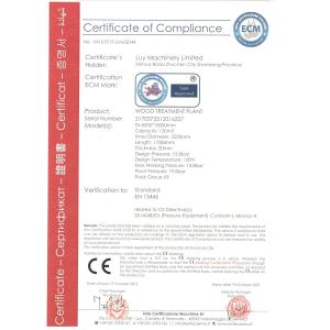 Luy Machinery Equipment CO., LTD Сертификации