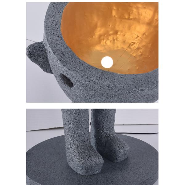 Лампа пола чужеземца скульптуры D800 x H1600MM современная для выставочного зала гостиницы виллы студии