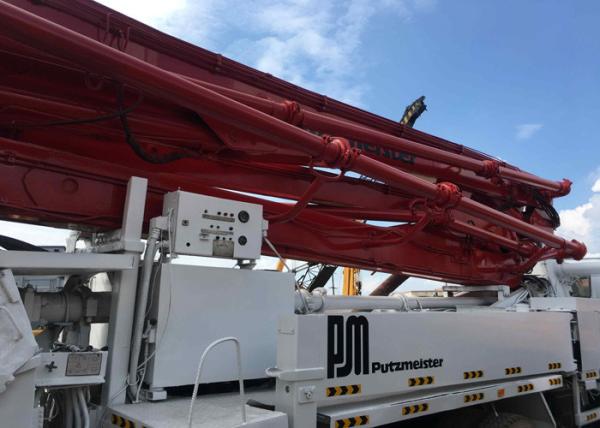 Caminhão SANY Putzmeister 37M da bomba de Contrete da segunda mão 42M ISUZU Truck Head