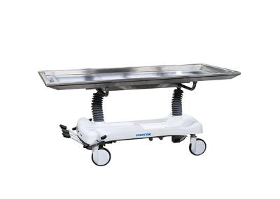 Medical Hydraulic Cadaver Trolley Height Adjustable Mortuary Stretcher For Hospital