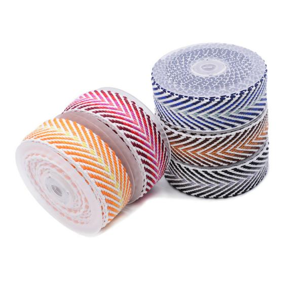 Multi лента Webbing хлопка жаккарда 4cm хлопка цвета
