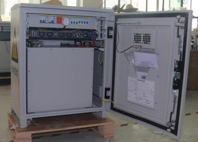 IP55 Single Wall Outdoor Wall Mounted Cabinet With Batttery Rectifier System