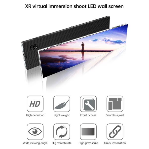 HD XR Virtual Immersive LED Wall Electronic Green Screen Studio Live Streaming Film Shooting Exhibition Hall 5 Sides Cave