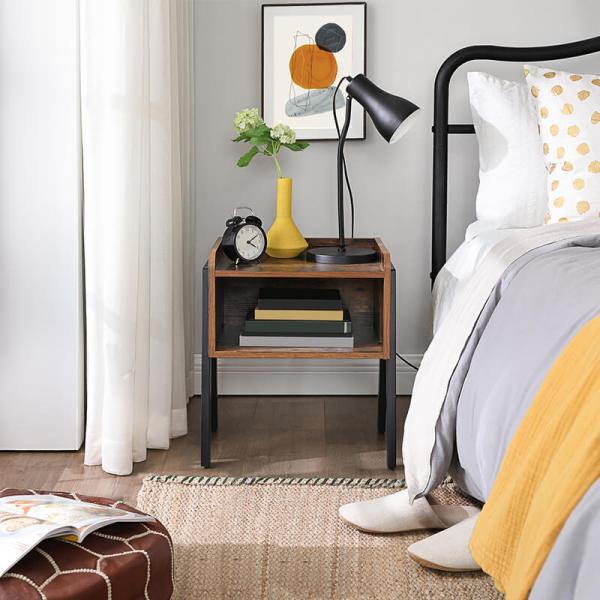 Nightstands, Wooden Nightstands, Particleboard Nightstand, Bedside Table for Sale, LET54X