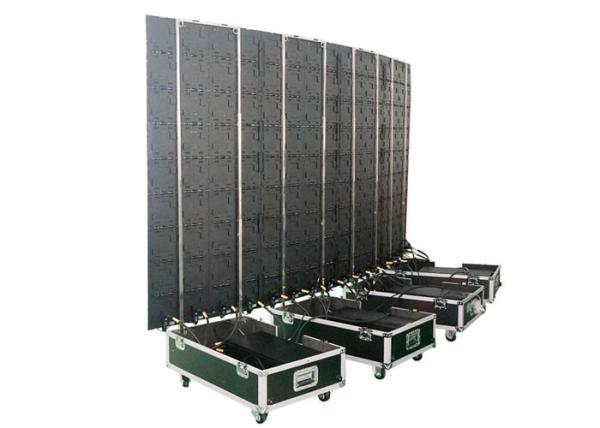 Totem High Brightness LED Display Flexible Video Screen With 30°Curved - Table Tile