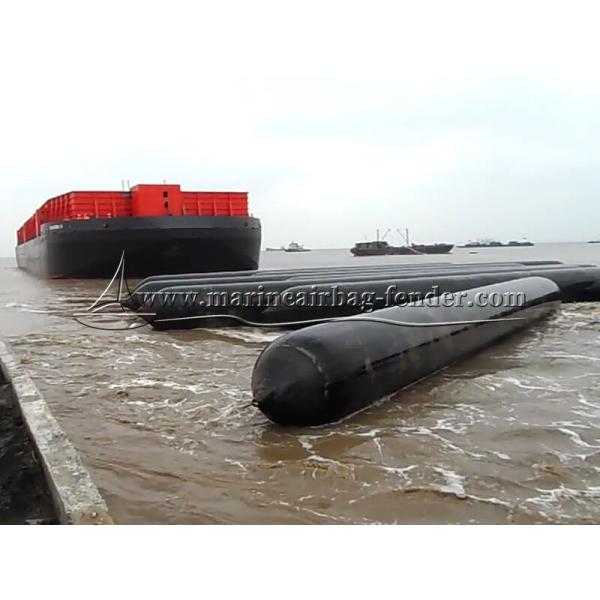 Composed Ship Launching Airbag 0.3m To 3.0m Diameter Natural Rubber Marine Lifting Airbag