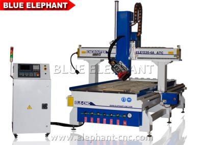1300 * 3000mm Atc Cnc Machine Wood , 4 Axis Cnc Router Engraver Machine For Furniture Cabinets