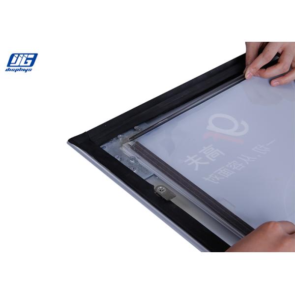 Outdoor Lockable Light Box A3 Poster Size Aluminum Profile Single Side Display
