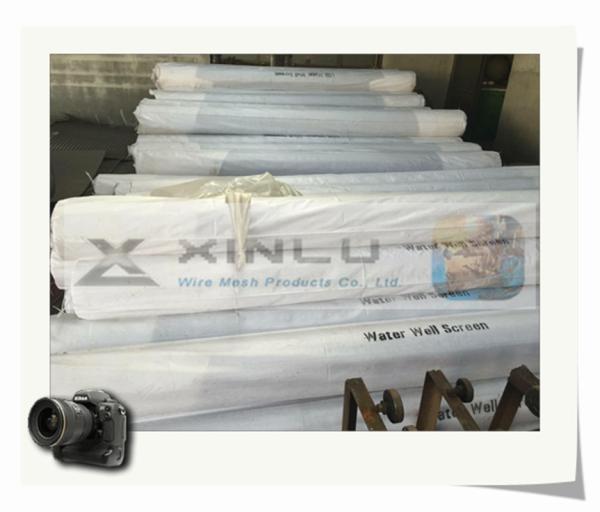Tubulação de aço inoxidável de Johnson 316 resistentes da tubulação da tela de fio da oxidação V de 12 toneladas