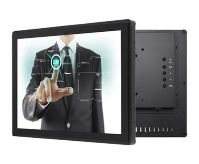 Robusto 15,6 polegadas embutido quadro aberto painel industrial montagem PC com touchscreen