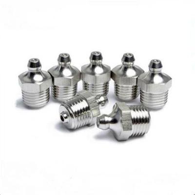 Ball Type 18mm Grease Gun Nipple M10 Nickel Straight For Motorbike Car