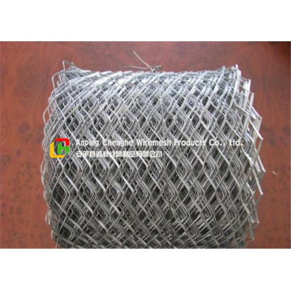 Lightweight Flattened Expanded Metal Mesh Low Carbon Steel Hot Dipped Galvanized