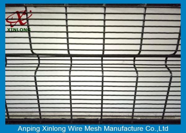 Anti Ultraviolet Wire Mesh Security Fencing Convenient Installation 12.7*76.2mm