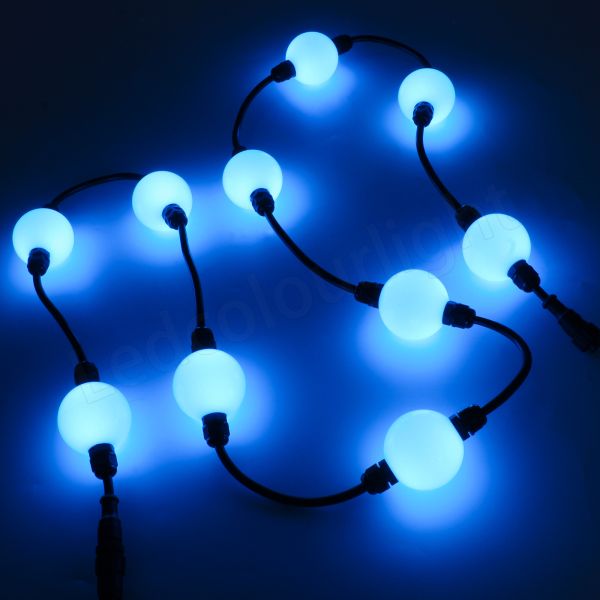 50mm Diameter DMX512 Controlled LED Pixel Ball Light with 360° Illumination
