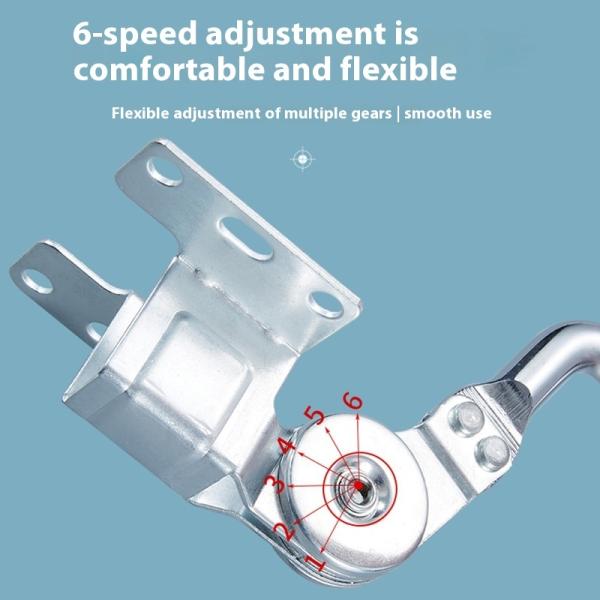 Sofa Headrest Adjustable Silver Hinge Furniture Headrest Mechanism Sofa Headrest Hinge Furniture Head Hardware