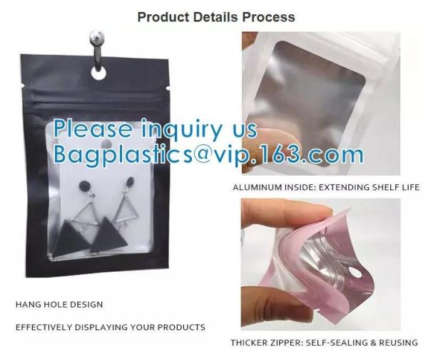 Special Shaped Pouch, Laminated Mylar Plastic Pouch With Hang Hole, Small Gift Packaging, Toy Sealed Packaging Bags